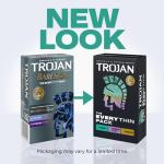 Trojan The Everythin Pack, Assorted Latex Lubricated Thin Condoms Variety Pack, Raw, Bareskin, Bareskin Studded, Premium Latex to Help Reduce Risk of Pregnancy and STIs, 24 Count