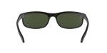 Ray-Ban Mens RB2027 Predator 2 Rectangular Sunglasses, Black/ Matte Black/G-15 Green, 62 mm
