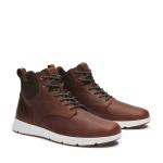 Timberland Men's Parker Street Mid Lace-Up Sneaker Boot, Rust Full Grain, 10.5 Medium