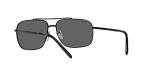 Ray-Ban Unisex RB3796 Square Sunglasses, Black/Dark Grey, 59 mm