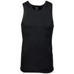 Gildan Men's A-Shirt Tanks, Multipack, Style G1104, Black (6-Pack), Large