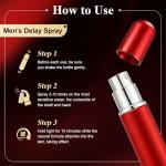 Delay Spray for Men – Third Generation, Men's Delay Spray - Prolong Pleasure & Sexual Enhancer Last Longer in Bed with Fast-Acting Desensitizing Formula (5ml)