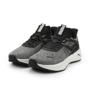 PUMA Men's Outspace Running Shoes, Black- White SS26, 13 Outpace Heather