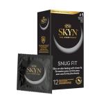 SKYN Snug Fit Condoms - 12 Count - Lubricated Latex-Free Condoms, Skin-on-Skin Feeling with Closer Fit