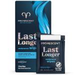 Promescent Delay Wipes Sexual Enhancer for Men to Last Longer in Bed, Extended Climax Control with Benzocaine for Male Genital Desensitizing - Increase Duration, Performance, and Stamina (21 Count)