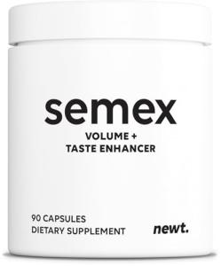 SEMEX Semen Volume Booster – Doctor Formulated Natural Support for Male Sperm Health, Load Volume Boost & Stamina – Non-GMO, Vegan, Gluten-Free, Fertility Supplement Made in USA - 90 Count