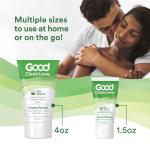 Good Clean Love Almost Naked Water-Based Lube, Personal Lubricant with Organic Aloe Vera, Safe for Adult Toys & Condoms, pH-Balanced, Clean Intimate Wellness Gel for Men & Women, 4 Oz