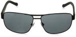 Fossil Men's FOS3060s Rectangular Sunglasses, MATTE BLACK/GRAY, 63 mm