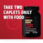GNC Mega Men Prostate and Virility Multivitamin, Supports Optimal Sexual Health and Prostate Health, 90 Count
