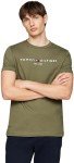 Tommy Hilfiger Men's Logo Tee in Battle Green