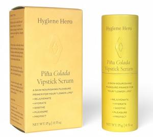 Hygiene Hero Vipstick Sexual Enhancer Serum for Women | Serum for Vulva | Intimate Grooming | Soothe, Hydrate and Protect Your Labia, Pina Colada, 0.53oz