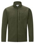 Lightweight Olive Green Fleece Jacket for Men