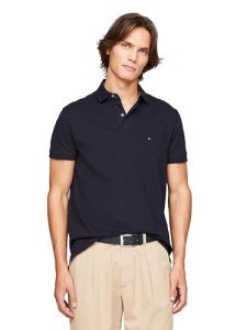 Tommy Hilfiger Men's X-Large Stretch Polo - Desert Sky