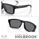 Oakley Holbrook OO9102 9102E5 55M Matte Black/Grey Square Sunglasses For Men+ Bundle Accessory Leash Kit, Microfiber Pouch