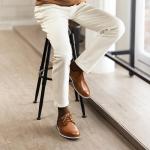 Bruno Marc Men's Casual Dress Sneaker Shoes, Business Formal Derby Plain Toe Oxfords Crossflex GentEdge,Size 14,Brown,SBOX223M