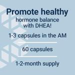 Life Extension DHEA 50 mg – Hormone Balance Supplement, Memory, Muscle Mass and Bone Density Support, Healthy Sex Drive, Gluten-Free, Non-GMO, 60 Capsules