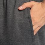 Fruit Of The Loom Mens Eversoft Fleece Elastic Bottom With Pockets, Relaxed Fit, Moisture Wicking, Breathable Sweatpants, Black Heather, Large US