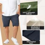 BOOJO 3 Pack Gym Basketball Mens Shorts - Quick Dry Black Workout Athletic Shorts with Pockets for Casual Running(S-6XL)