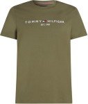 Tommy Hilfiger Men's Logo Tee in Battle Green