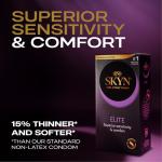 SKYN Elite Ultra Thin Lubricated Non-Latex Condoms, 46 Count