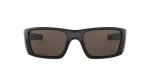 Oakley mens OO9096 Fuel Cell Rectangular Sunglasses, Polished Black/Warm Grey, 60 mm