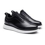 Bruno Marc Men's MaxFlex Dress Sneakers Oxfords Casual Wingtip Brogue Shoes,Size 12,Black,SBOX2326M