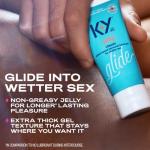 K-Y Jelly Classic Water-Based Body Friendly Formula 4 Fl Oz. Personal Lubricant for Wetter Sex for Men, Women and Couples & Safe to Use with Latex Condoms (6 Pack)