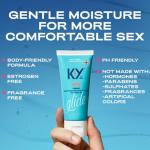 K-Y Jelly Classic Water-Based Body Friendly Formula 4 Fl Oz. Personal Lubricant for Wetter Sex for Men, Women and Couples & Safe to Use with Latex Condoms (6 Pack)