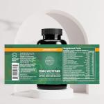 Primal Harvest Primal Multivitamin - Daily Multi-Vitamin Supplement with 21 Essential Vitamins & Minerals for Women & Men - Vitamin A, C, D, E, B12, B6, Biotin, Folic Acid, Zinc, Copper & Selenium