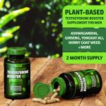 Testosterone Booster Supplement for Men - Male Enhancing Test Boost - Ashwagandha, L-Arginine, Tongkat Ali, Tribulus + More - Workout, Build Muscle, Strength, Energy & Performance - 2 Month Supply