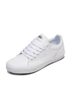 Vans Men's Seldan Shoe | Retro Tennis Inspired Sneakers for Fashion, Work & Everyday Wear, Tumble White/White, 11