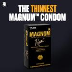 Trojan Magnum Raw Large Size Thin Condoms. Magnum Condoms, 10 Count