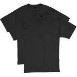 Hanes mens Hanes Men's Beefy Tall Short Sleeve Tee Value Pack (2-pack) fashion t shirts, Black, XX-Large Tall US