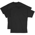Hanes mens Hanes Men's Beefy Tall Short Sleeve Tee Value Pack (2-pack) fashion t shirts, Black, XX-Large Tall US