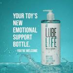 LubeLife Water Based Lube – Toy-Safe Personal Lubricant for Men, Women & Couples, Travel Size, Non-Staining, Easy Clean-Up, 32 Fl Oz