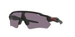 Oakley mens OO9208 Radar EV Path Rectangular Sunglasses, Matte Black/Prizm Grey, 38 mm