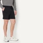 Amazon Essentials Men's Athletic Regular Fit 7" Lounge Workout Gym Shorts, Active Sweat, Black, Large