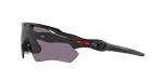 Oakley mens OO9208 Radar EV Path Rectangular Sunglasses, Matte Black/Prizm Grey, 38 mm
