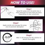 Delay Spray Sexual-Enhancer for Men - to-Last Longer in Bed, Effectively Extends Men's Time and Enhances Comfort ，0.17 fl oz 50 Pumps