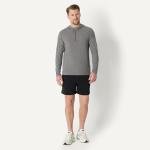 Amazon Essentials Men's Athletic Regular Fit 7" Lounge Workout Gym Shorts, Active Sweat, Black, Large