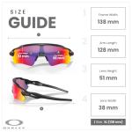 Oakley Radar EV Path OO9208 920846 38MM Matte Black/Prizm Road Shield Sunglasses for Men+ Bundle Accessory Leash Kit, Microfiber Pouch