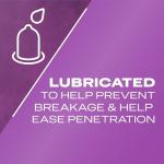 Durex Condoms Variety Adventure Pack, Mix of Durex Extra Sensitive Smooth & Stimulating & Performax Intense Ribbed & Dotted Latex Condoms, 144 Count