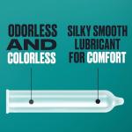 Trojan Raw Non-Latex Lubricated Thin Condoms for Men, America’s Thinnest Latex-Free Condoms, Pure Feel Technology, Made from Polyurethane, Helps Reduce Risk of Pregnancy and STIs, 10 Count