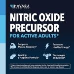 L-Arginine Capsules with L-Citrulline - Nitric Oxide Supplement - L Arginine and L Citrulline Blend - 60 Count - Vegan, Non-GMO Capsules for Performance, Endurance and Muscle Support - 1 Month Supply