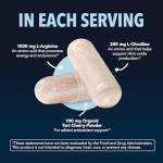 L-Arginine Capsules with L-Citrulline - Nitric Oxide Supplement - L Arginine and L Citrulline Blend - 60 Count - Vegan, Non-GMO Capsules for Performance, Endurance and Muscle Support - 1 Month Supply