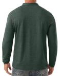 Sailwind Men's Henley Shirts Long Sleeve Button T-Shirt Casual Stylish Cotton Pullover Shirt with Pocket Green
