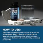 L-Arginine Capsules with L-Citrulline - Nitric Oxide Supplement - L Arginine and L Citrulline Blend - 60 Count - Vegan, Non-GMO Capsules for Performance, Endurance and Muscle Support - 1 Month Supply