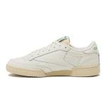 Reebok Club C Vintage Tennis Sneakers for Men, Casual White Mens Shoes, Size 7 to 15, Top-Chalk/Paperwhite/Glen Green, 9.5