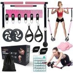 Pilates Bar Kit with Resistance Bands for Men