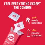 XO! Ultra-Thin Righteous Rubber Condoms, PETA-Certified Vegan, Fairly-Traded Latex, Well-Lubricated, Cruelty Free, Parabens & Glycerin Free, 12-Count